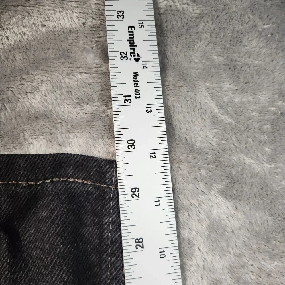 Levi's 505 Jeans Men's 42X30 (Tag 44X30) Black Y2K 90s Straight‎